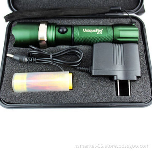 Super bright zooming with adjustable beam Cree U2 LED police flashlightsNew